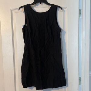 Black Low Back Tank Dress